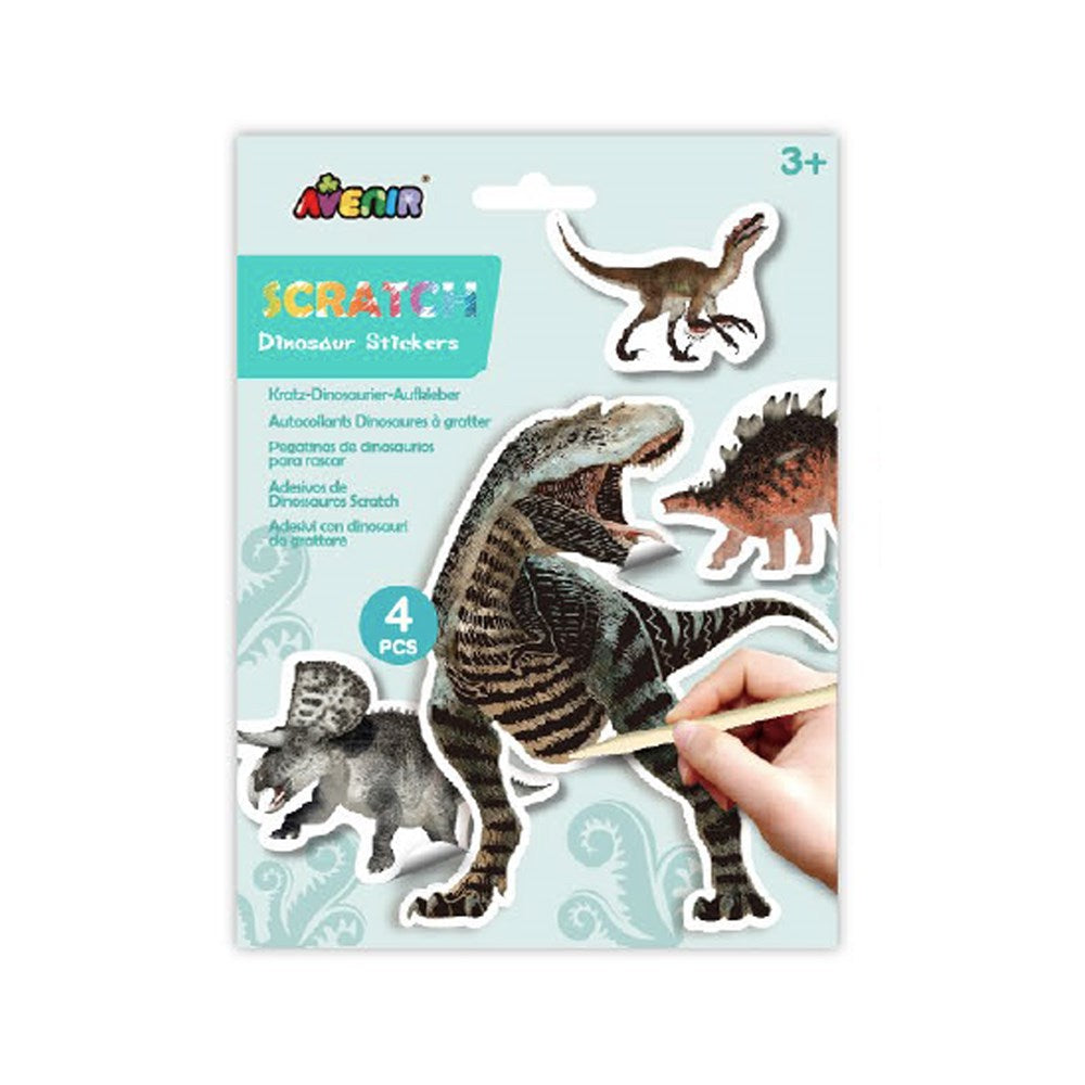 Avenir - Scratch Stickers - Dinosaur