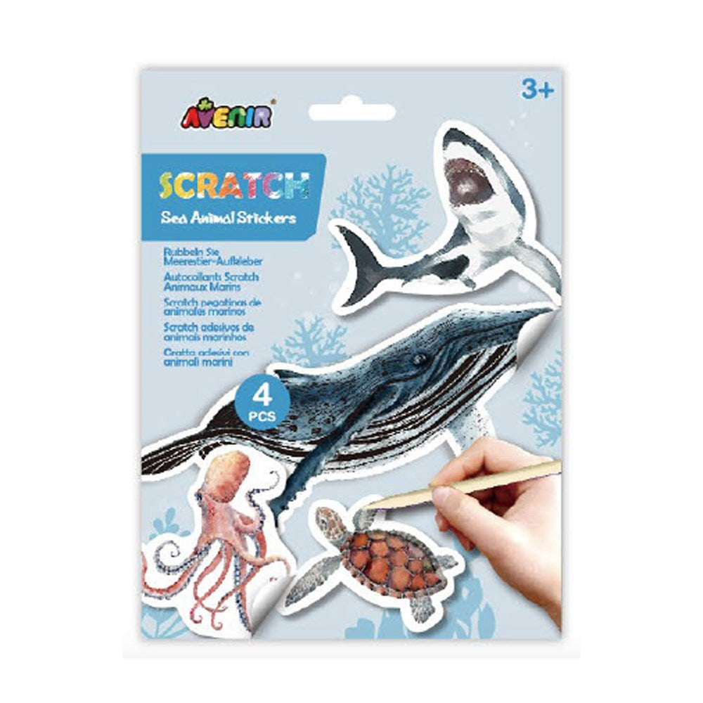 Avenir - Scratch Stickers - Sea Animals