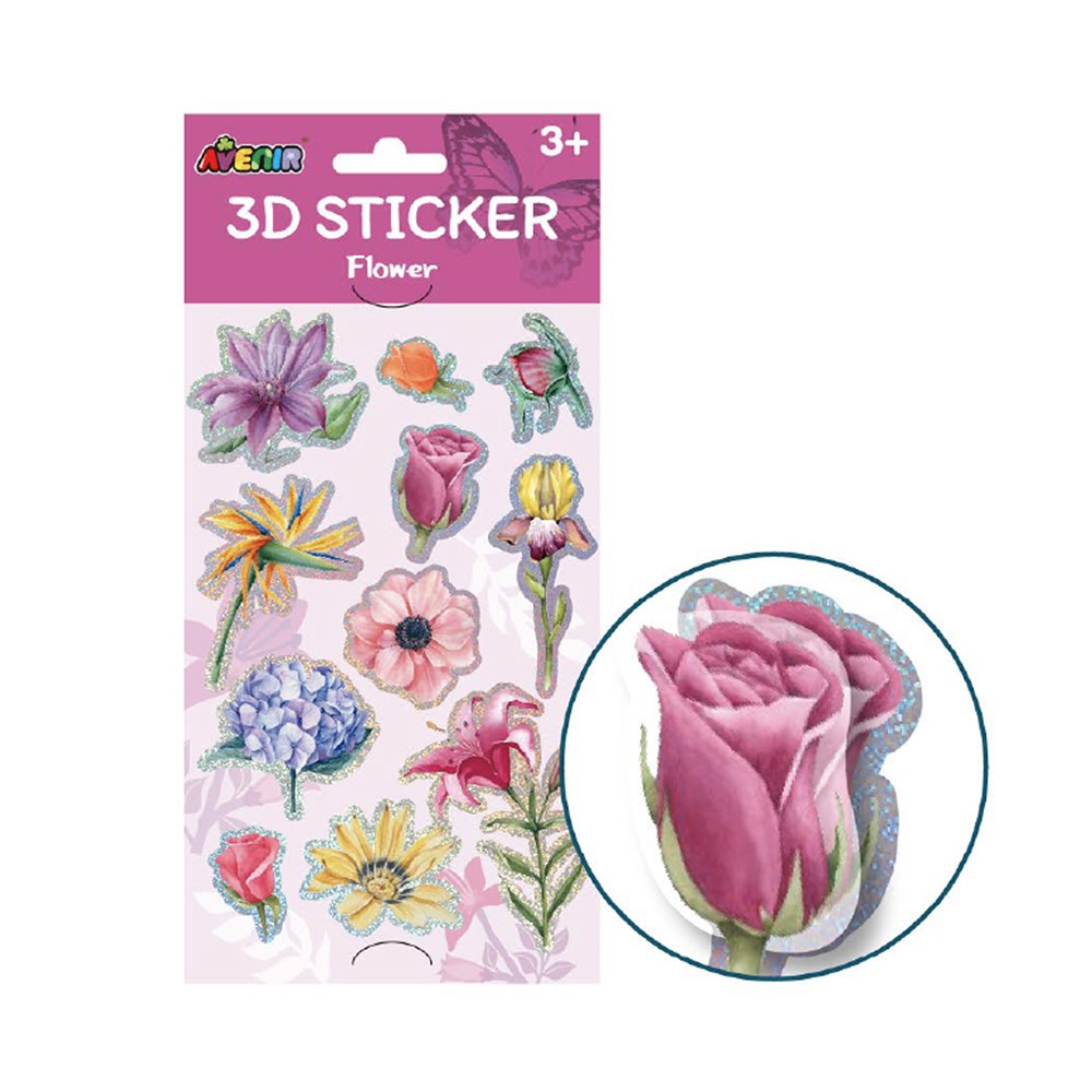Avenir - 3D Stickers 10 pack - Flower