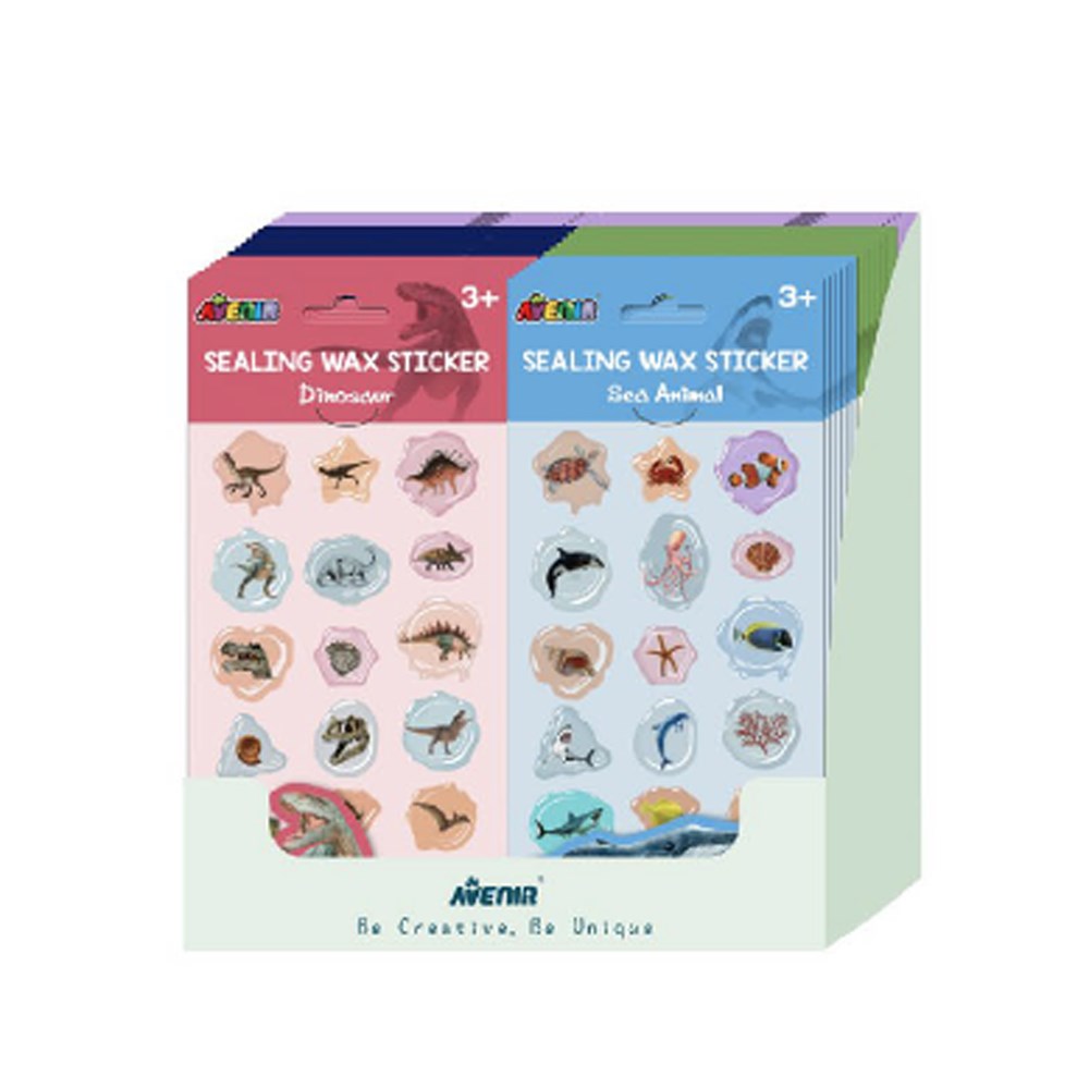 Avenir - Sealing Wax Stickers - Asst Carton Display