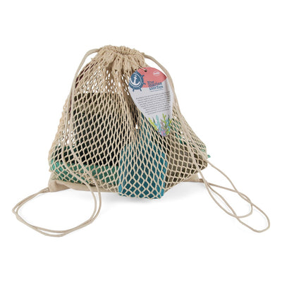 Dantoy - Blue Marine Toys - Boat & Sand Set with Cotton Net