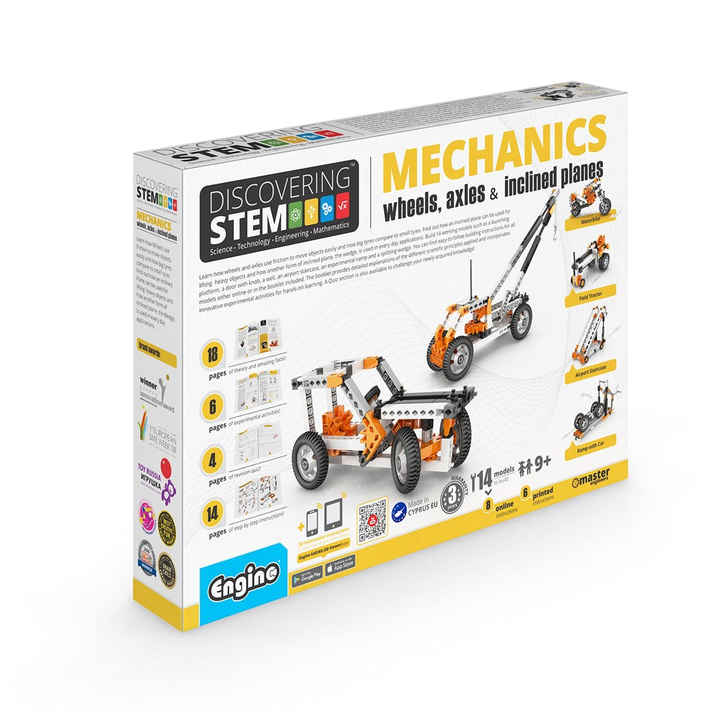 Engino - Discovering STEM - Wheels, Axles & Inclined Planes