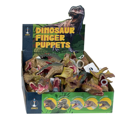 Johnco - Finger Puppet Display - Dinosaurs - 50 pieces