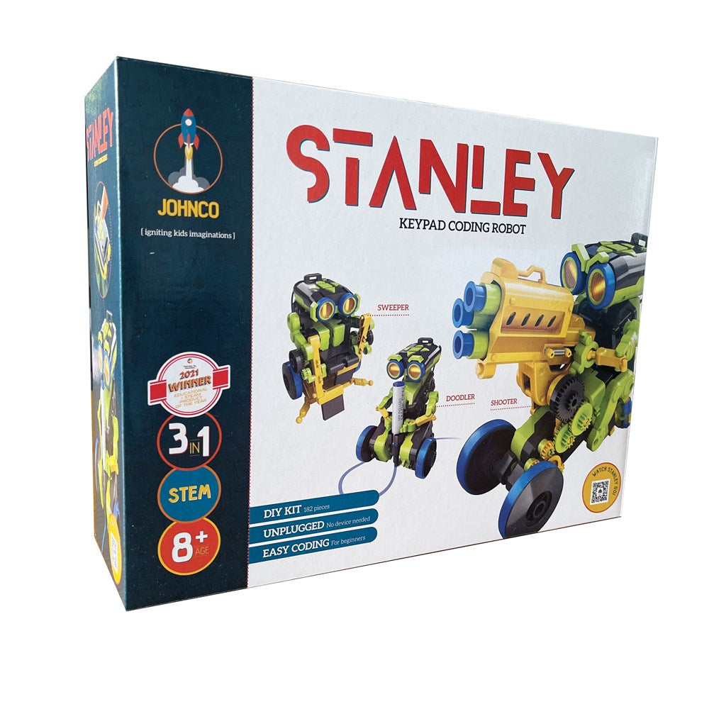 Johnco - Stanley: 3-in-1 Keypad Coding Robot