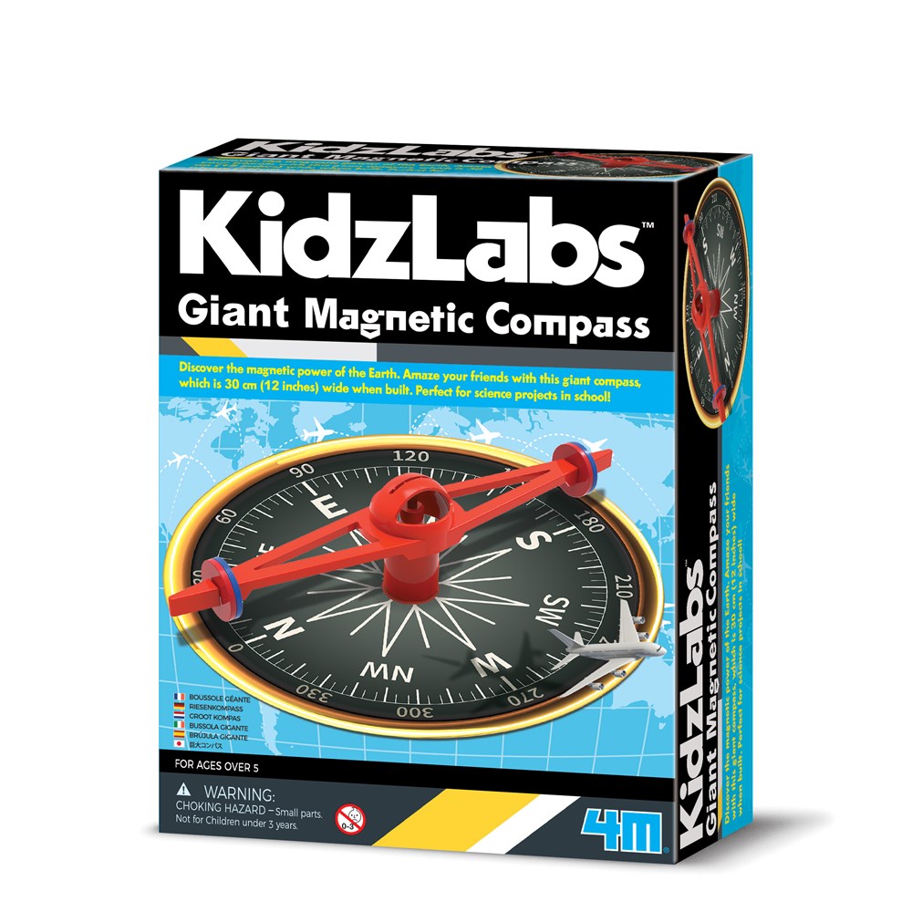 4M - KidzLabs - Giant Magnetic Compass