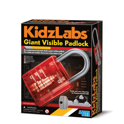 4M - KidzLabs - Giant Visible Padlock