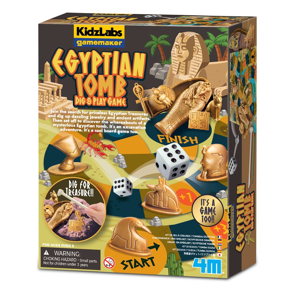 4M - KidzLabs - Gamemaker - Dig & Play Egyptian Tomb