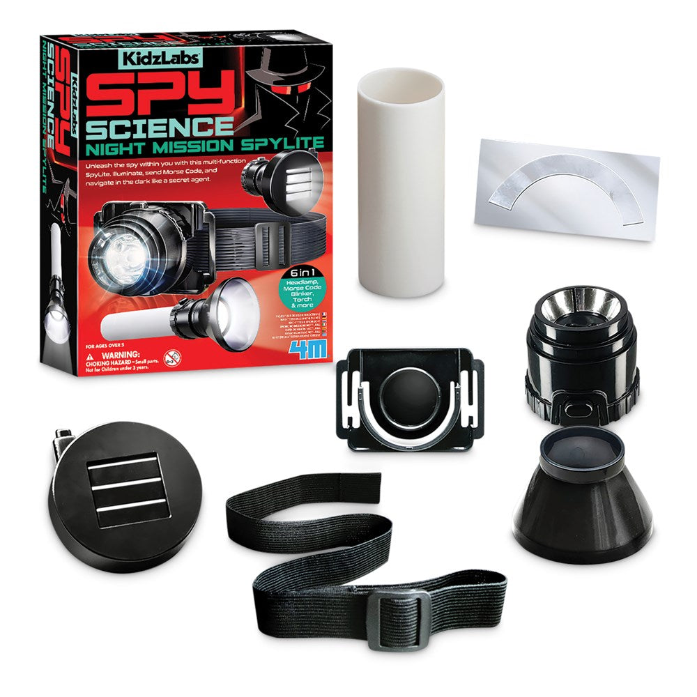 4M - KidzLabs - Spy Science Night Mission Spylite - Johnco
