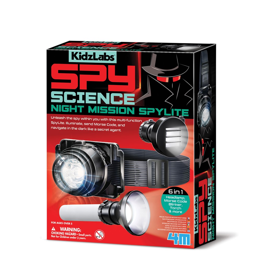 4M - KidzLabs - Spy Science Night Mission Spylite - Johnco