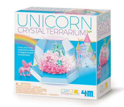 4M - Crystal Growing - Unicorn Crystal Terrarium