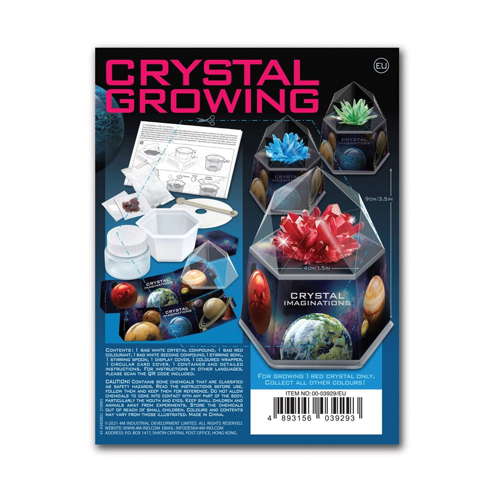 4M - Crystal Growing Kit - Space Gem - Red - Johnco