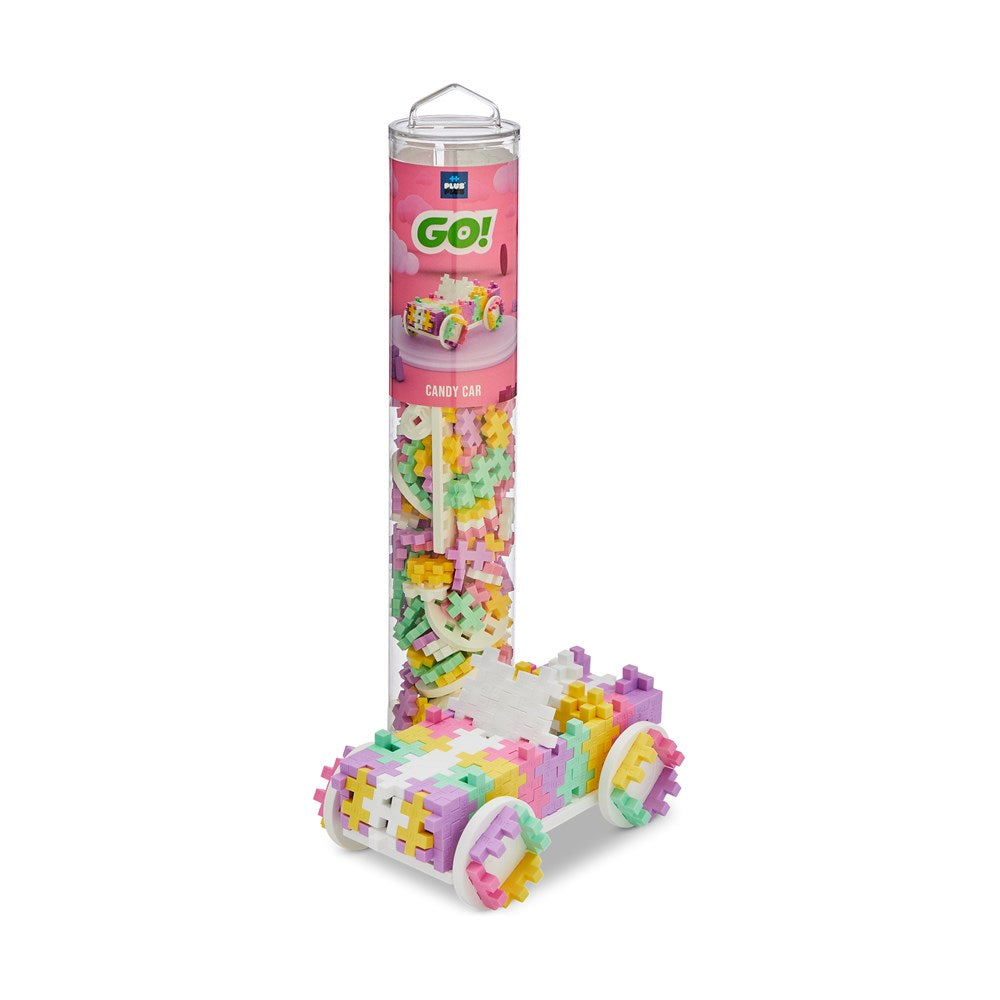 Plus-Plus - Colour Cars - Candy - 200 pcs Tube
