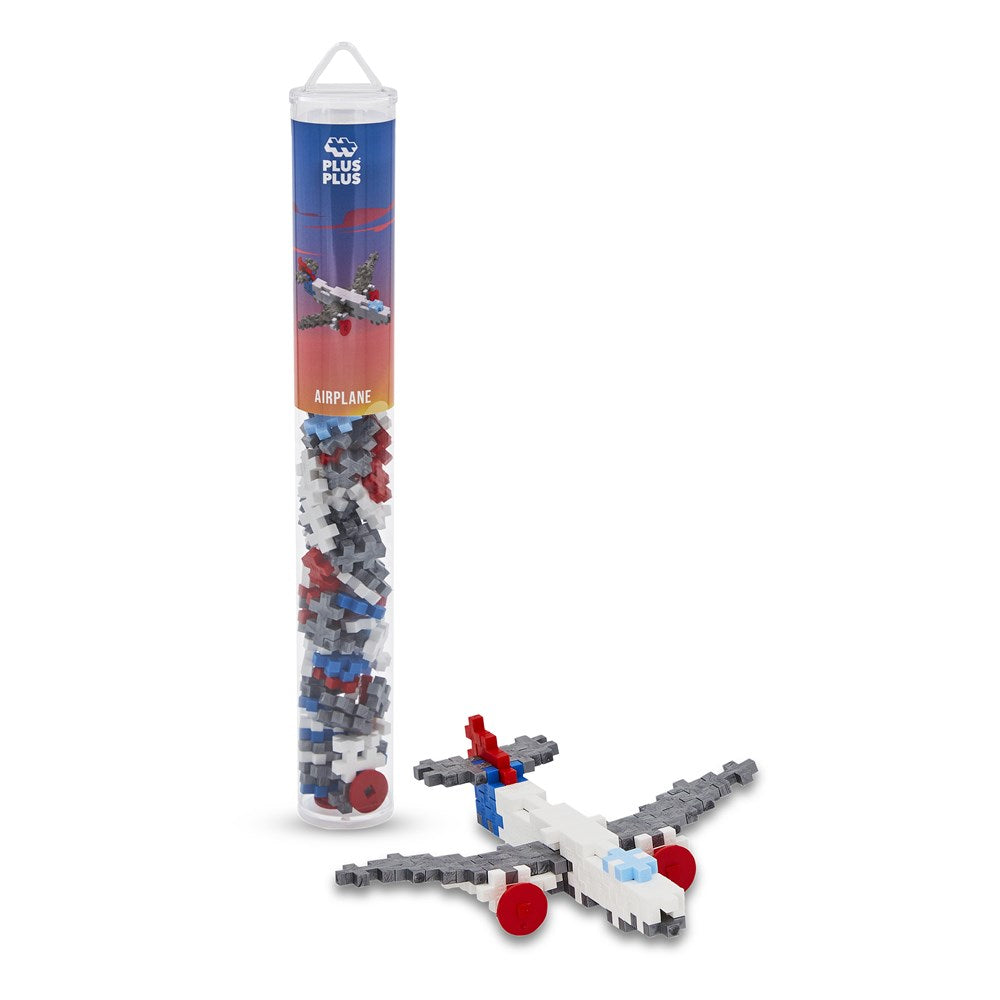 Plus-Plus - Airplane - 100 pcs Tube - Johnco
