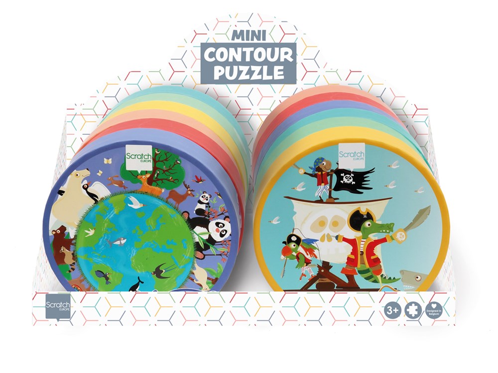 Scratch Europe - Mini Puzzle (Display of 12)