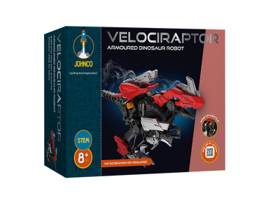 Johnco - Velociraptor - Armoured Dinosaur Robot
